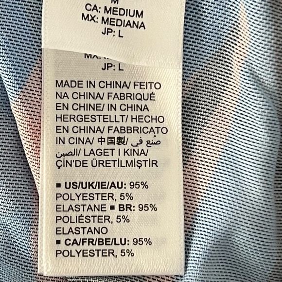 Terea Blue Sleeveless Mesh Bodysuit Size Medium New with Tag - Picture 5 of 8